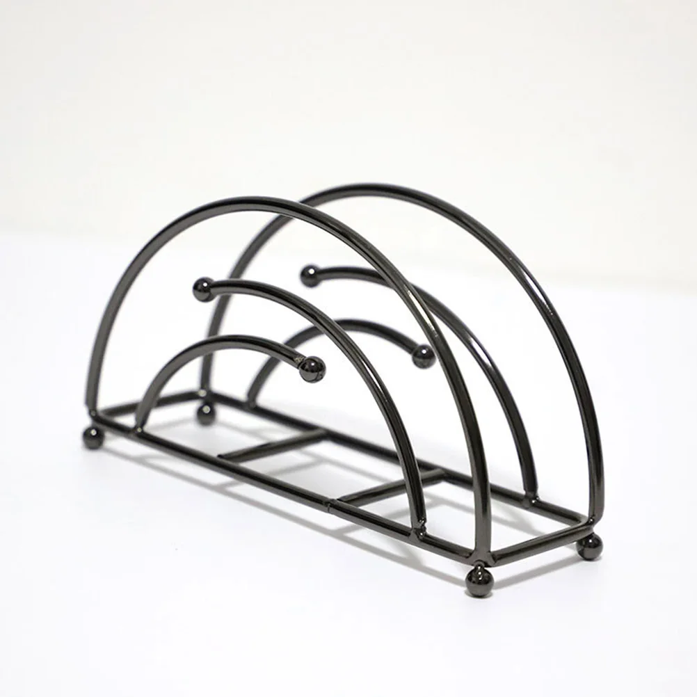 

Metal Napkin Holder Compact Space Saving Practical Design Paper Serviettes Stand Iron Table Dispenser Kitchen Bar Decor