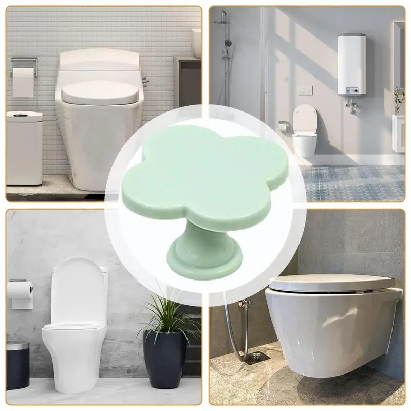 Pulsante wc premere Top 1 pezzo adesivo pulsante wc assistente decorazione della casa gadget multiuso per cucina bagno