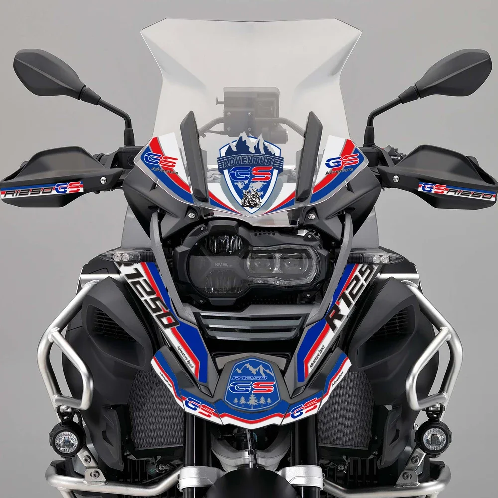 For BMW R1250GS R 1250 GS GSA Adventure Tank Pad Side Panel Protector Front Nose Fairing Fender Windshield Handguard Protector