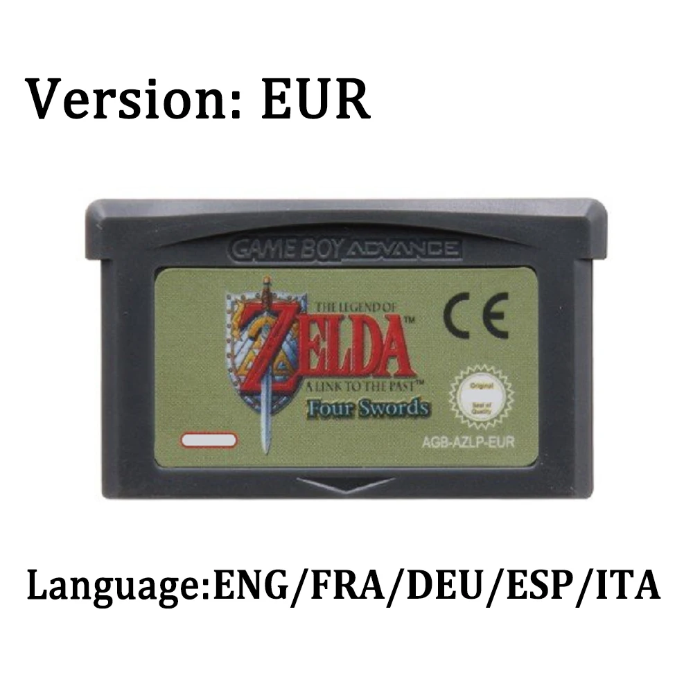 GBA Game Cartridge 32 Bit Video Game Console Four Swords Game Card Link To The Past Awakening DX Minish Cap Oracle of Seasons image 3