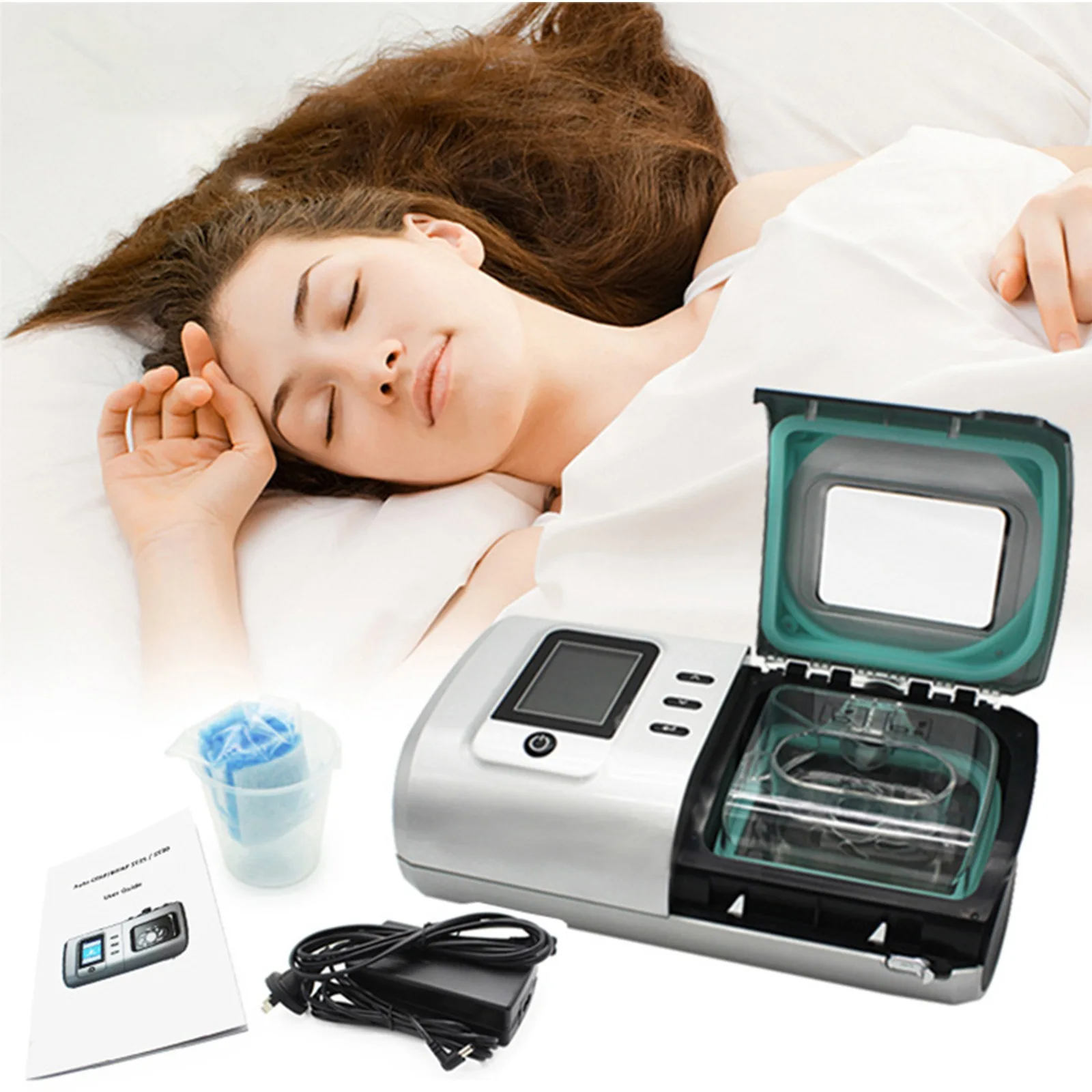 Máquina CPAP Portátil para Viagem, Respirador para Apneia do Sono ...