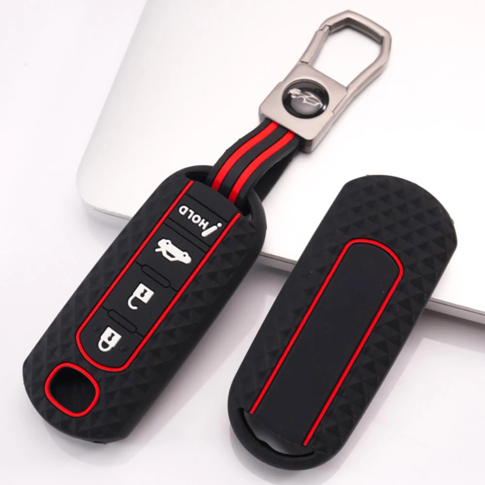 Smart Key Shell With Keychain For Mazda 3 Axela 6 Atenza CX3 CX5 CX8 CX9 CX30 CX50 CX60 MX5 MX30 Reliable Secure Grip Soft Touch