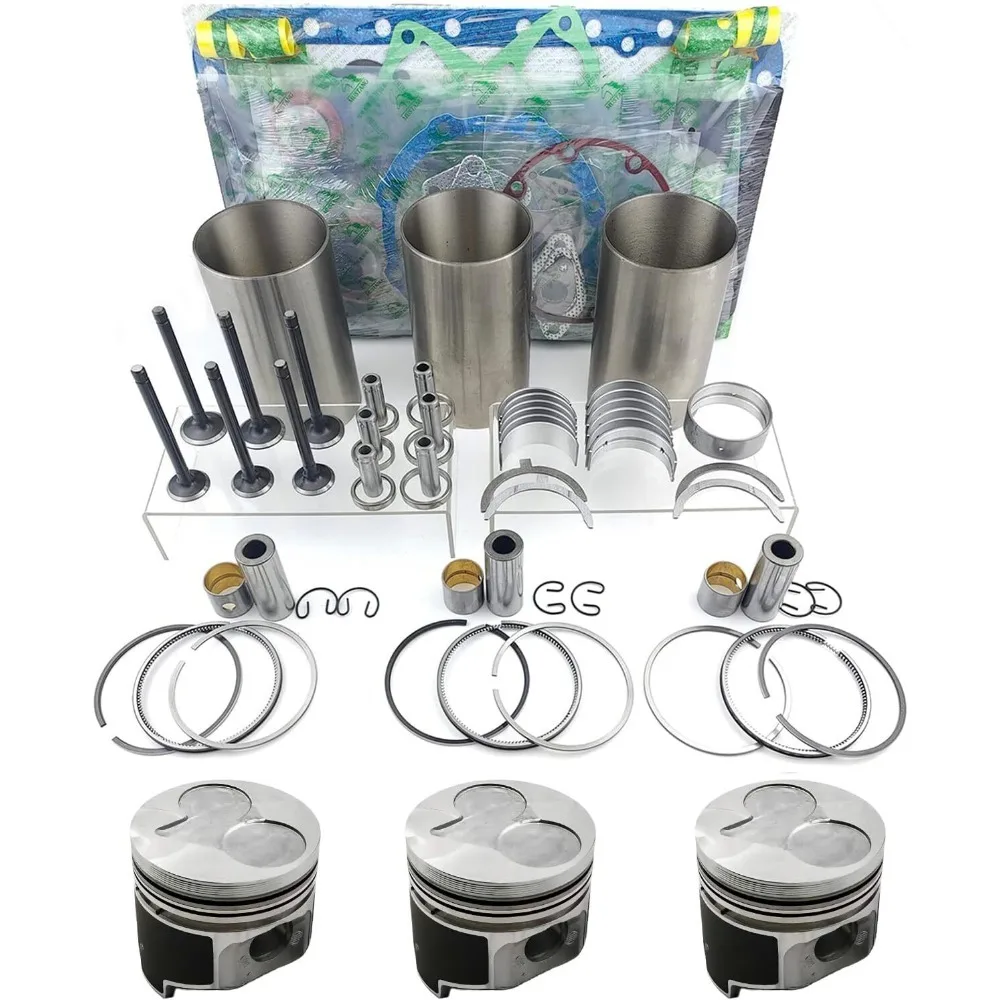 

Overhaul Rebuild Kit for John Deere 430 455 755 670 Tractor w/ 3TNA72 Engine