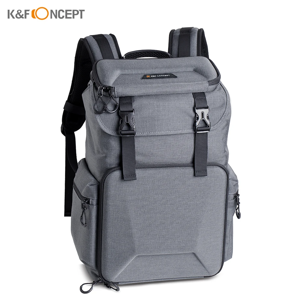 

K&F CONCEPT Camera Backpack Photography Storage Bag Waterproof with Removable Divider Lock Buckle Camera Backpack Bag