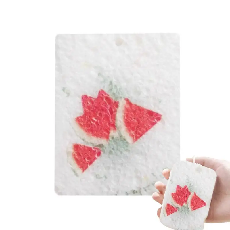 Мультяшные сжатые губки, милые губки для мытья посуды, многоразовые многофункциональные чистящие губки, кухонные аксессуары