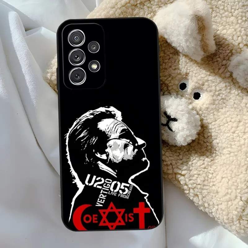 U2 Band Rock Phone Case For Samsung Galaxy S21 S20 S30 S23 S22 Ultra Fe S10 S8 S9 Note 20 10 Pro Plus Back Cover