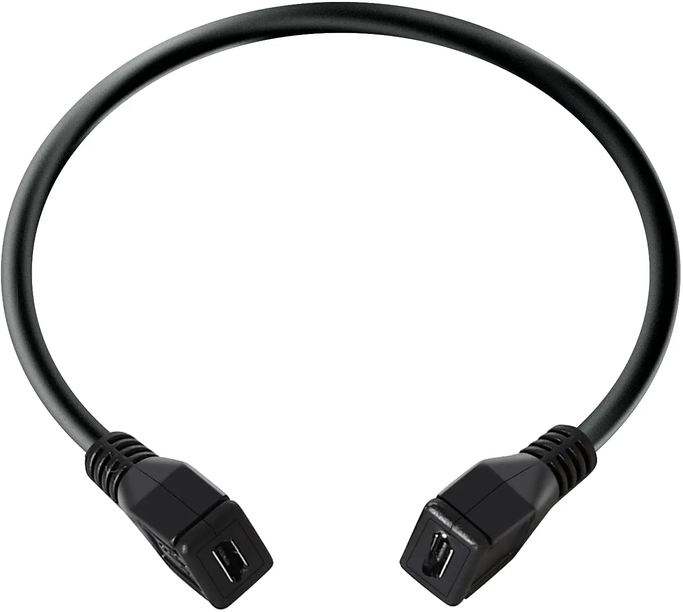 

25 см USB 2,0 Micro 5 Pin 5 P разъем «гнездо-гнездо» короткий Удлинительный Кабель-адаптер