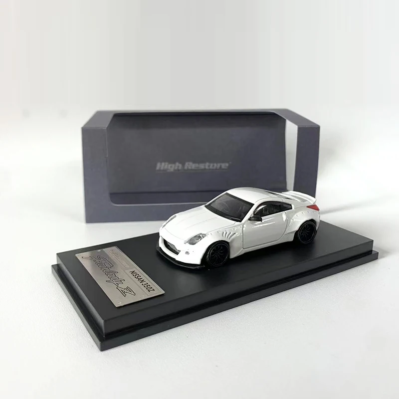 

High Restore 1:64 Model Car Fairlady 350Z Pandem Rocket Bunny Alloy Vehicle-White