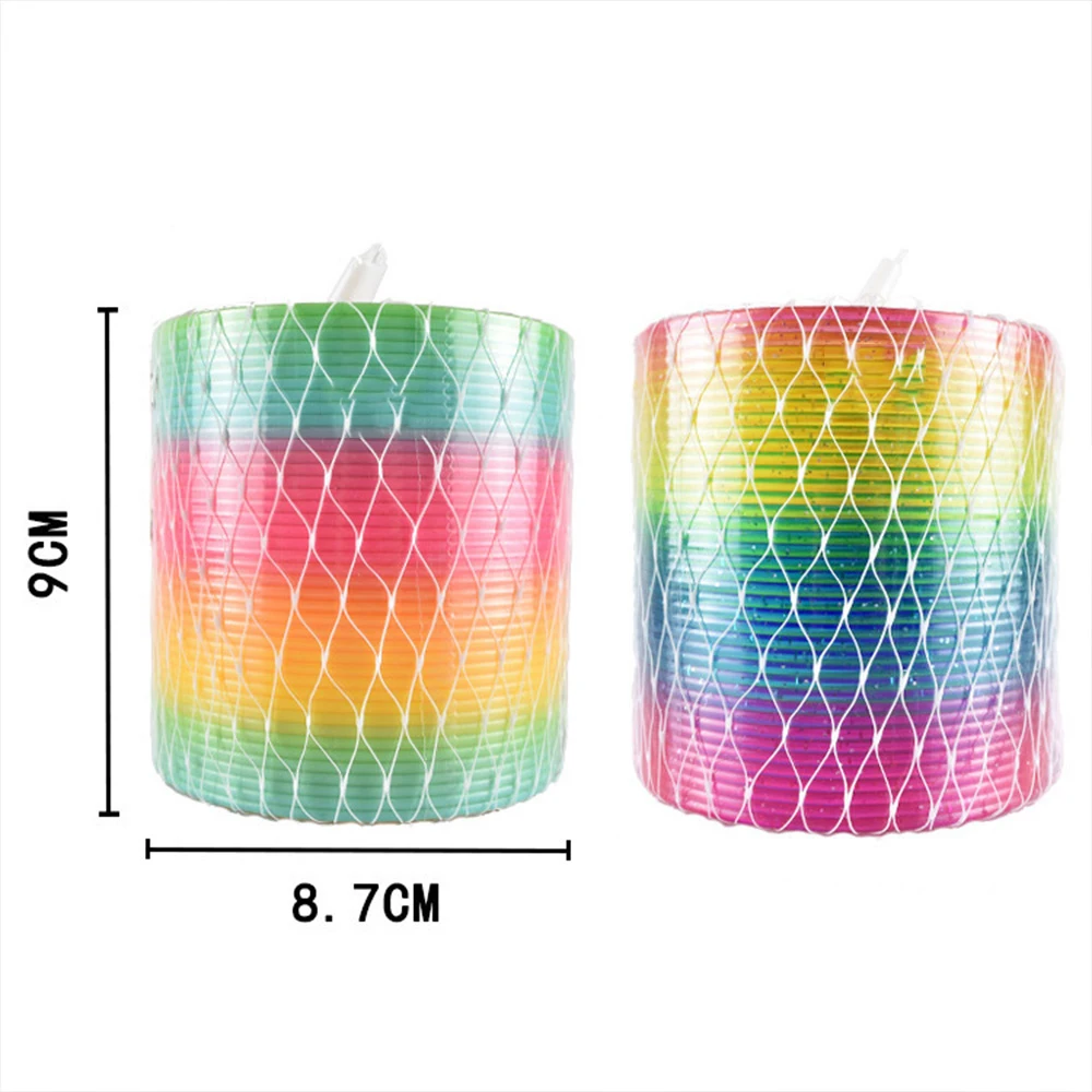 1 Pz Colore Magico Rimbalzo Giocattoli Giochi Da Tavolo per Bambini Anti-stress Anello Magico Primavera Arcobaleno Gioco Da Tavolo Bambini Creativi Regali Divertenti