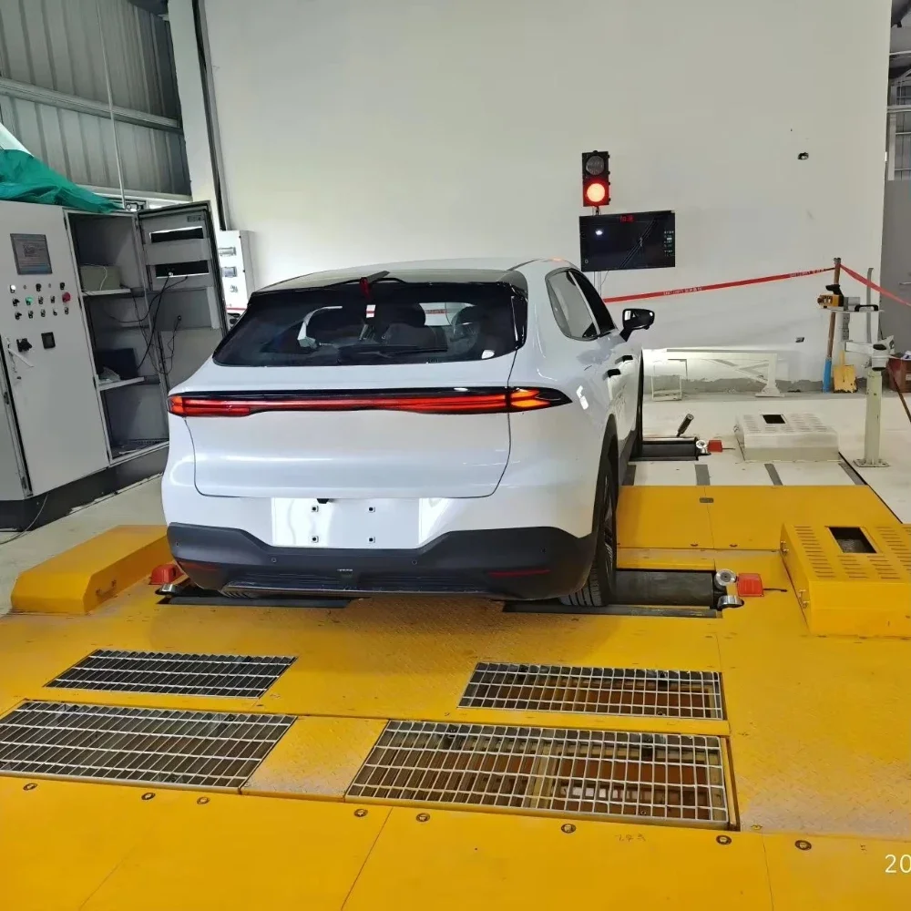 Two Shaft Steel Eddy Current Chassis Test Bench PLC Intelligent Control Touch Screen Operation Car Torque Power Testing Machine