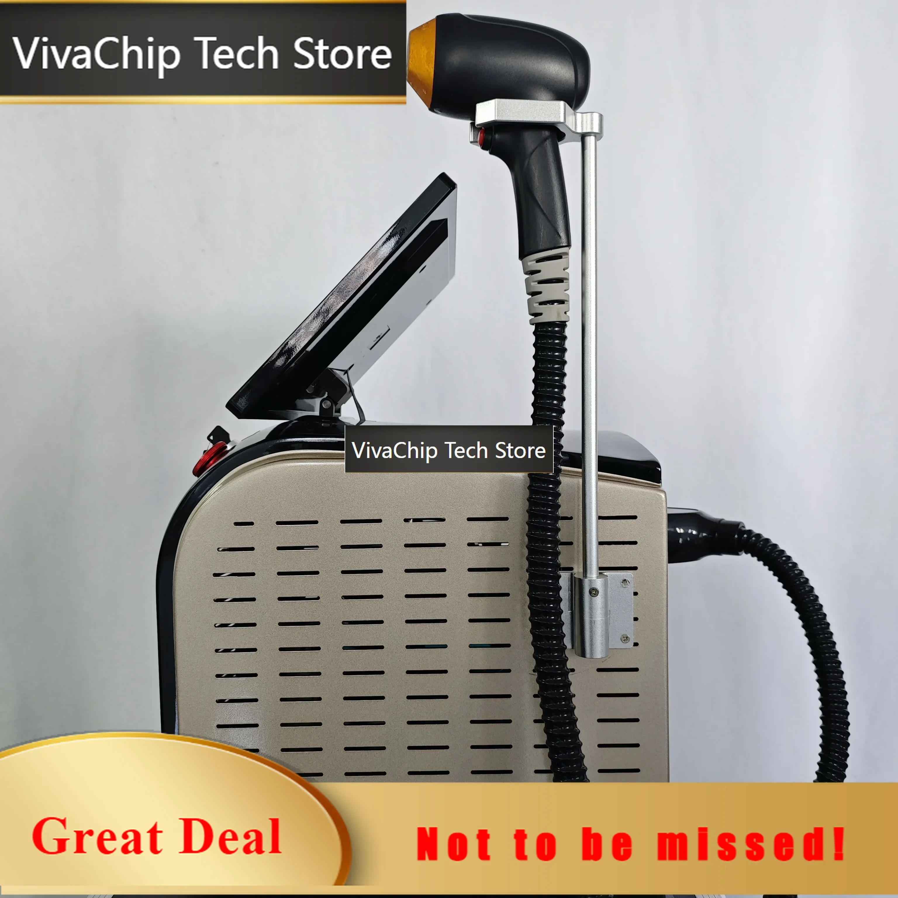 VivaCT4000W Ice Point Painless 808nm Laser Permanent Hair Removal Device 4 Wavelength Semiconductor Laser Full Body Custo