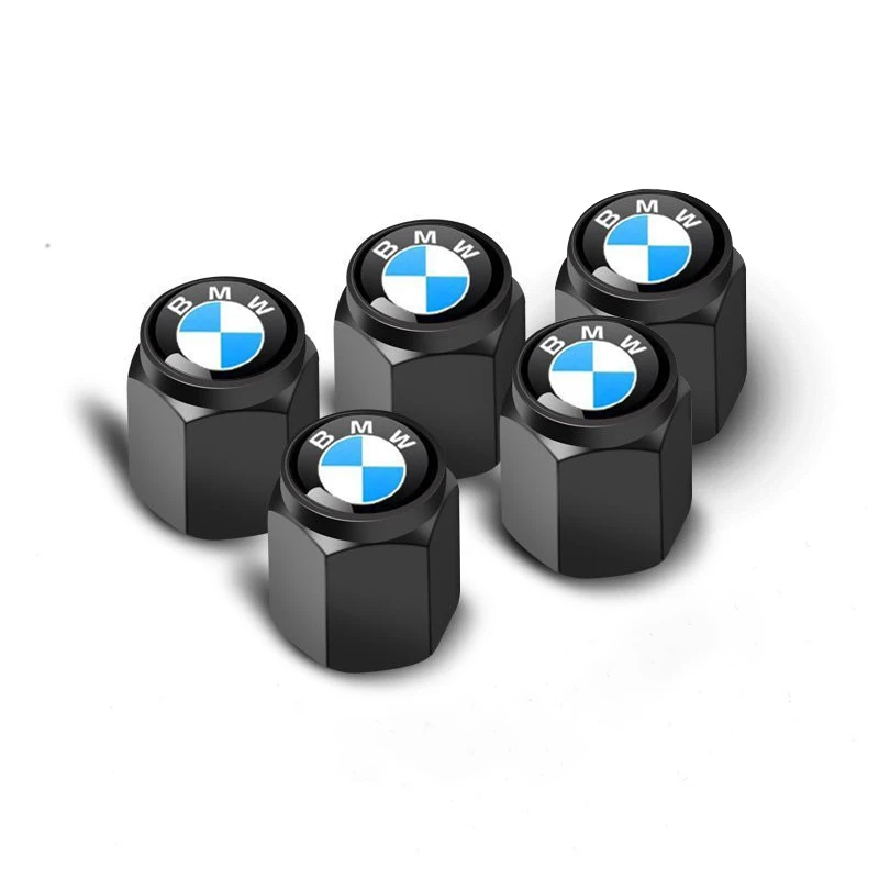 5Pcs Car tire Valve Core Caps Dustproof Alloy Car Accessories For BMW 1 2 3 4 5 6 7 Series X1 X3 X4 X5 X6 X7 F10 F20 Accessories