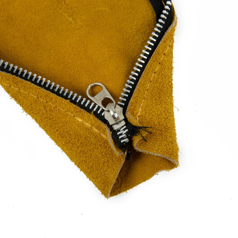 

TIG Torch Hose Industrial 980 Grams Wear-resistant Yellow Flame-retardant Leather 10.5cm/4\" Width High Quality