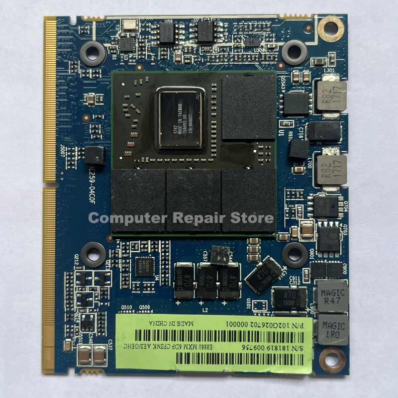 216-0846077 Used Original Embedded GPU E8860 E 8860 2G All In One Machine GDDR5 Video Card MXM 3.0 Type High Quality 100% Tested