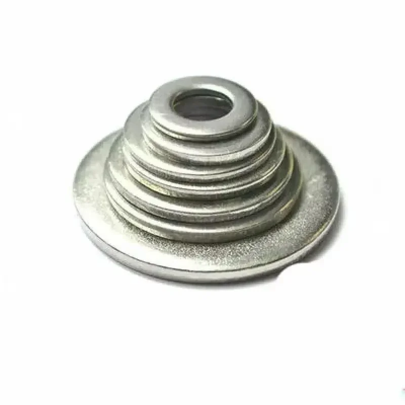 25/50/100pcs Stainlesss Steel Sealing Flat Washer Metal Plain Gaskets M1.6 M2 M2.5 M3 M5 M6 Meson Shim