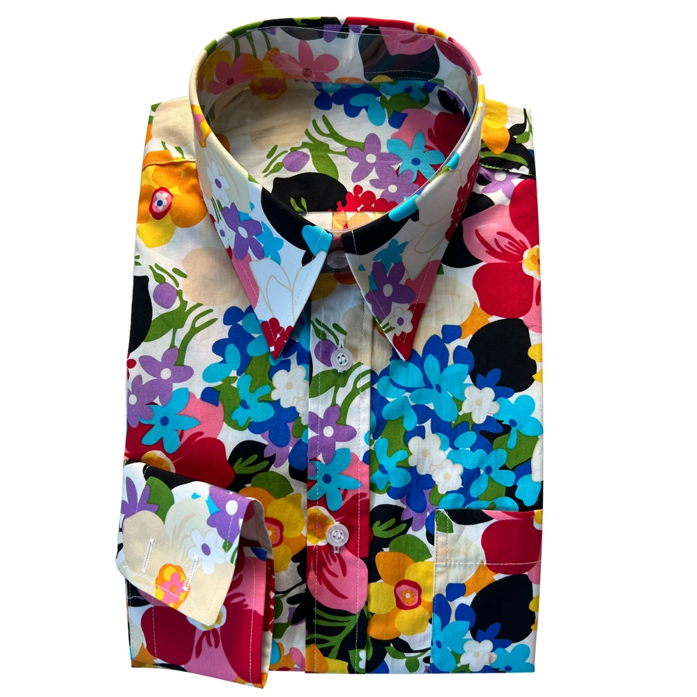 

Мужские гавайские рубашки с цветочным принтом, мужские летние рубашки на заказ, мужские классические рубашки, формальные рубашки с крупными цветами