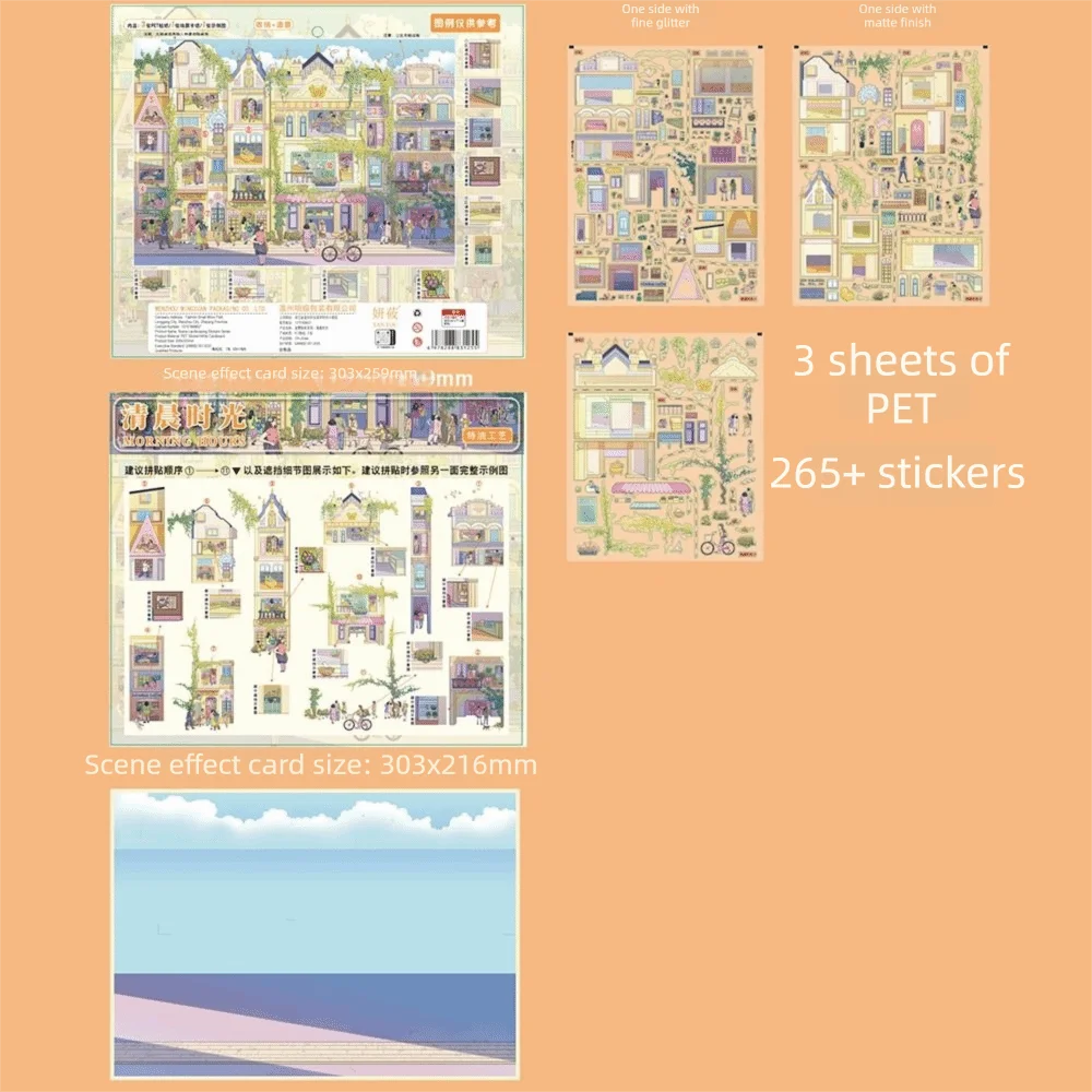 DIY Oil Painting Street Scene  - Miniature Painting Set ulasan dan harga