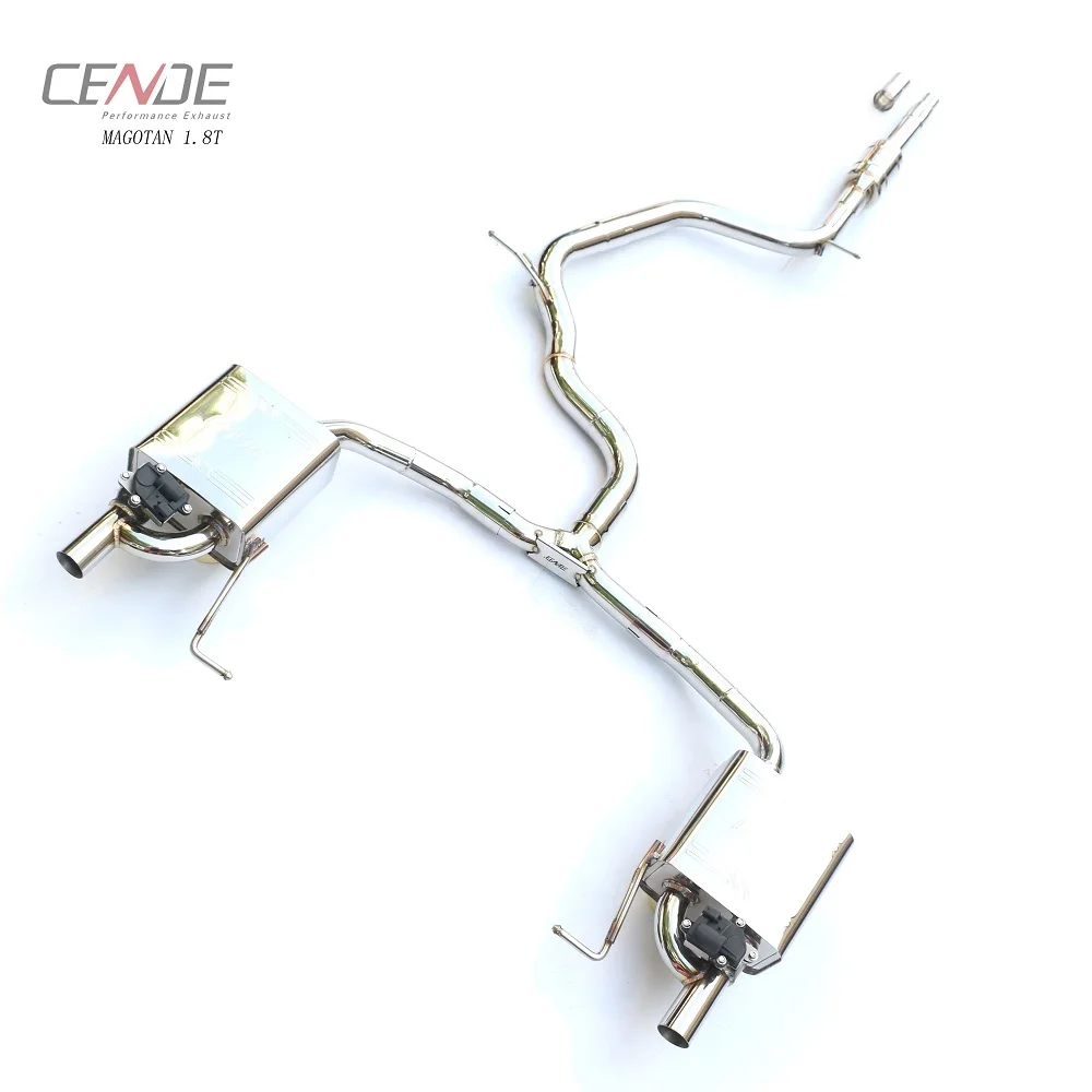 CENDE Performance Stainless Exhaust for vw cc Magotan B8 1.4T 1.8T 2.0T