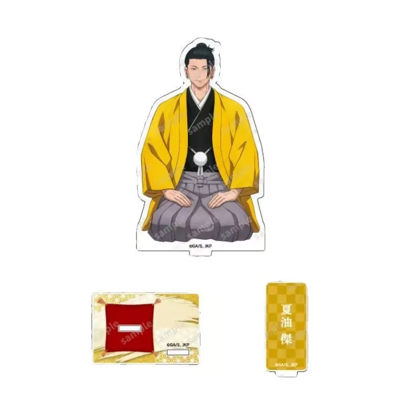 Estandees acrílicos e enfeites de mesa com as revelações do arco de "Jujutsu Kaisen" e "Gojo Satoru Yuki" Sinal permanente