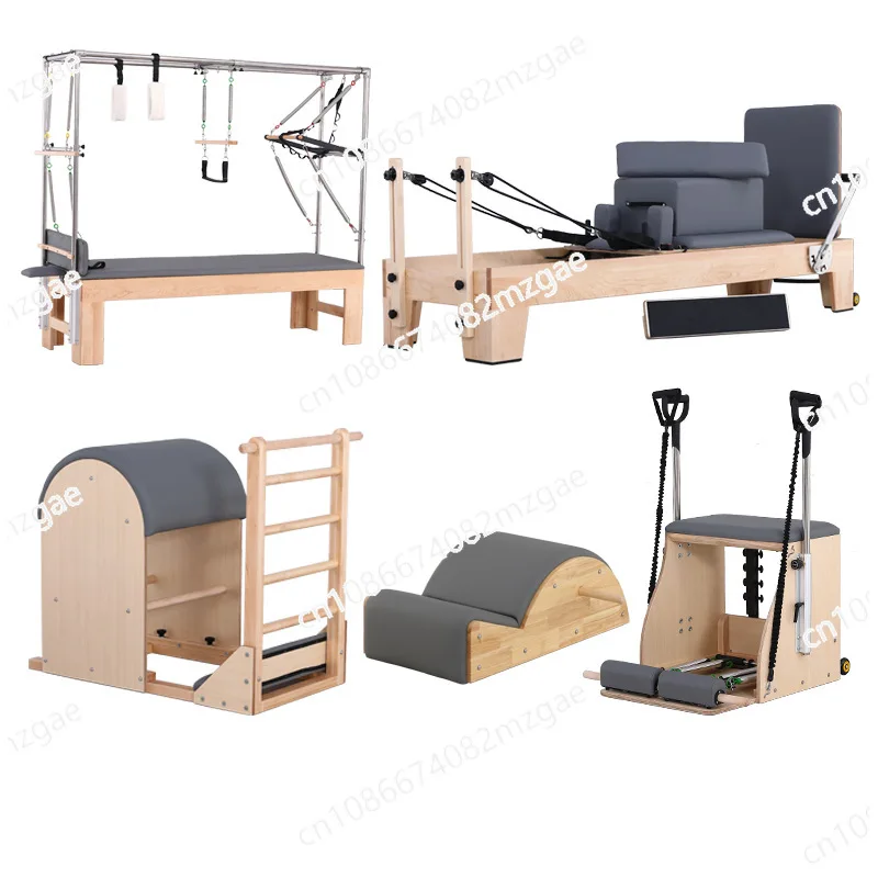 Pilates Steady Chair Ladder Barrel Oak Maple Yoga Studio Private Teaching Equipment Gym Core Training Bed