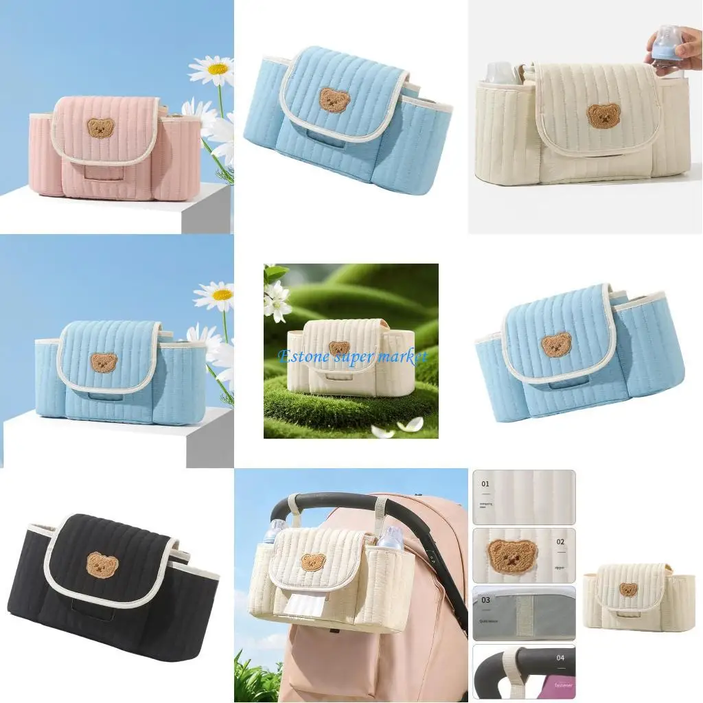 

090B Baby Strollers Hanging Bag Bag for Toy Multifunction Large Capacity Bag