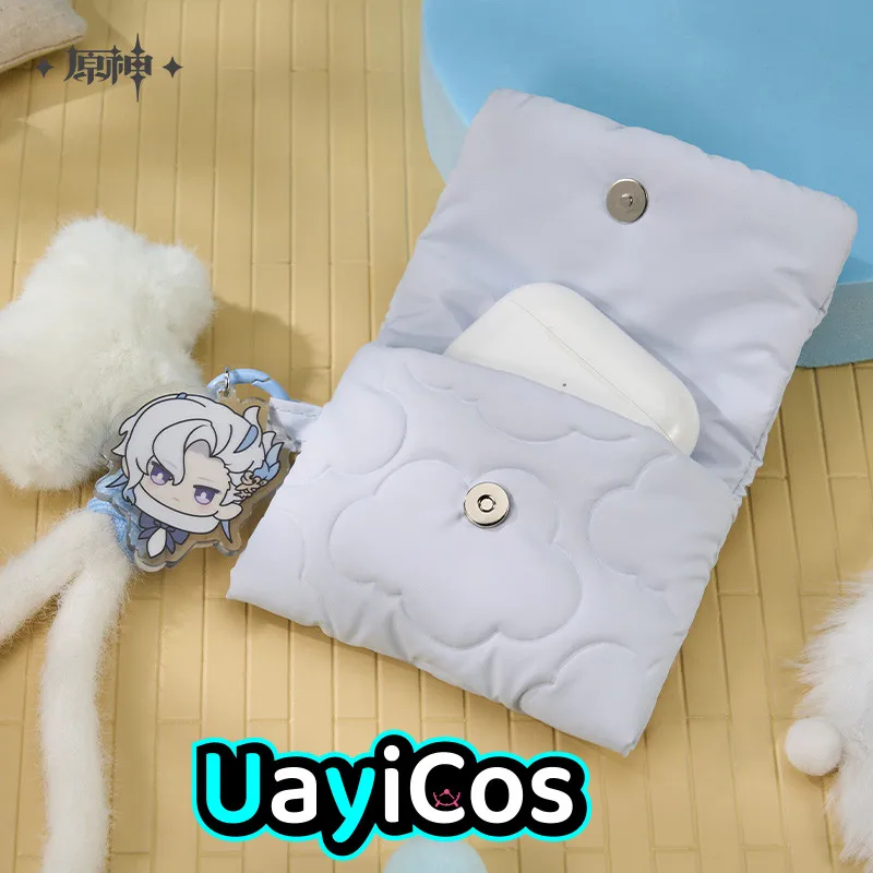 

Pures Original Genshin Impact Xiao AyatoTighnari Neuvillette Kinich Cloud Storage Bag Sweet Dream Stuffed Plushies Keychain Ani