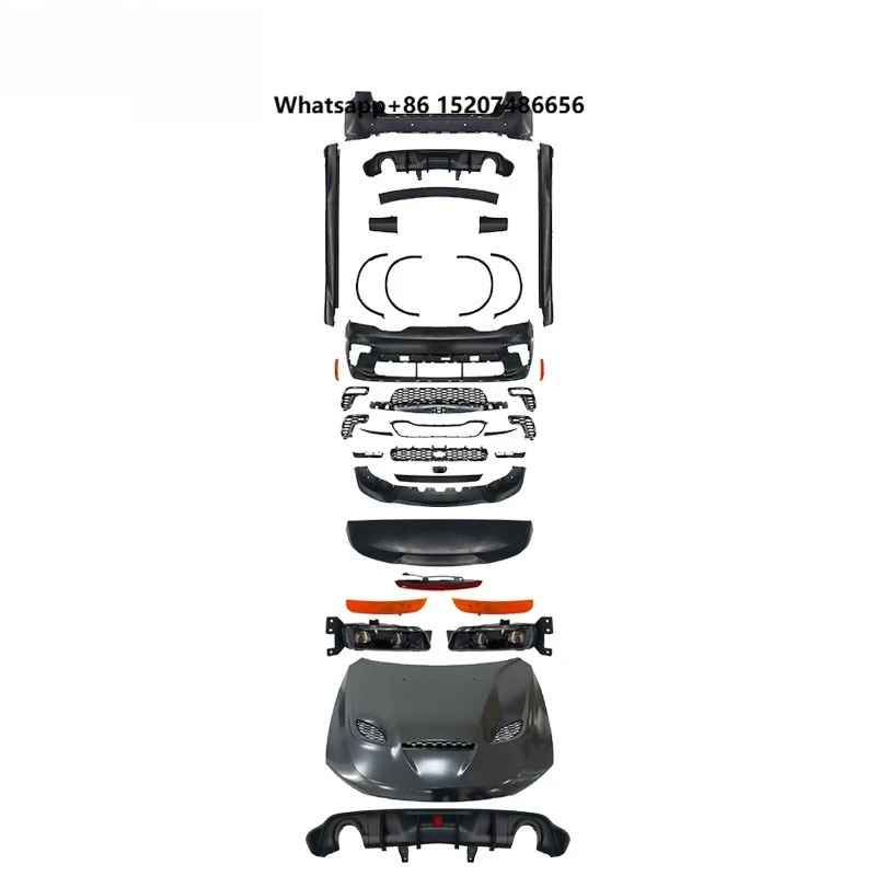 Upgrade  Auto Front and Rear Bumper  Front Lip Plastic Auto Parts