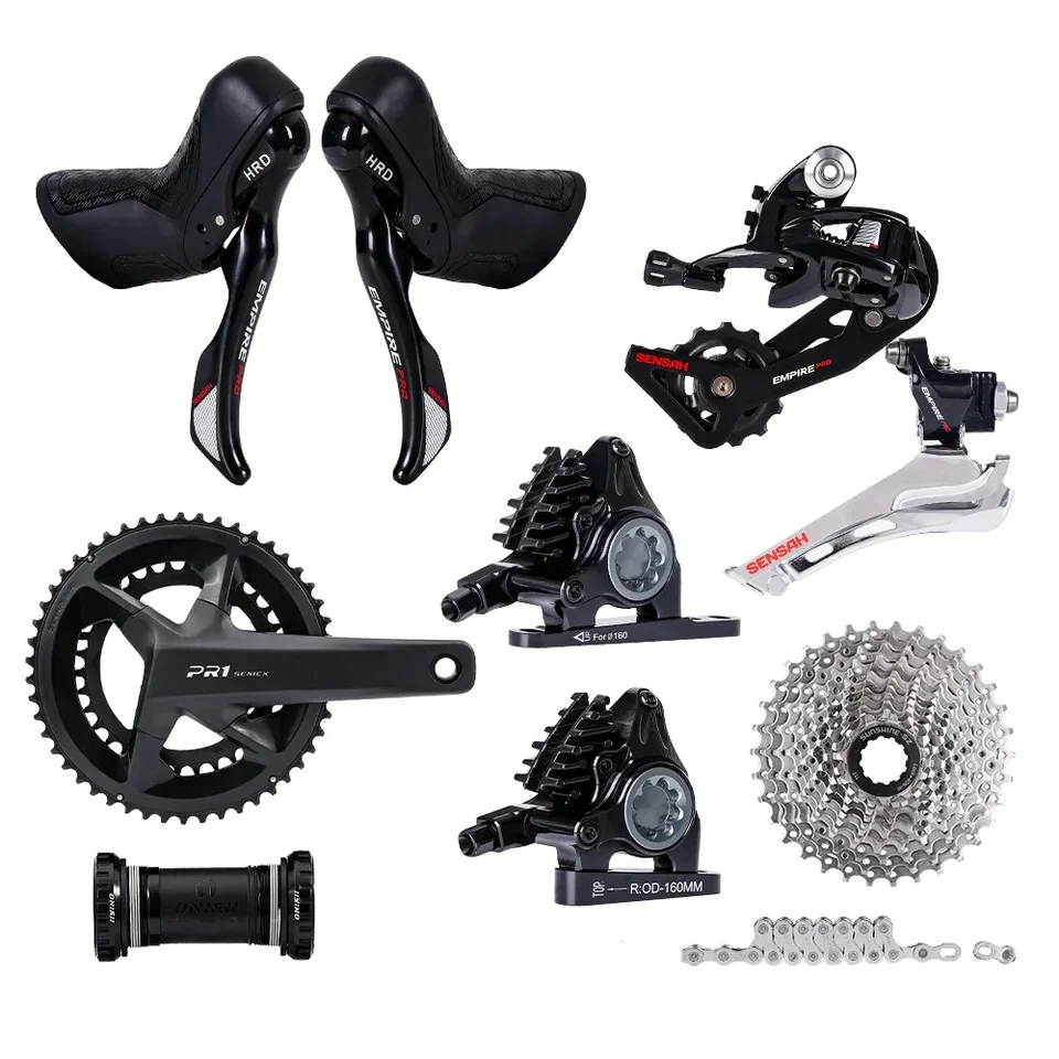 SENSAH HRD Hydraulic Shifter 2x12 Empire PRO Kit Road Transmission