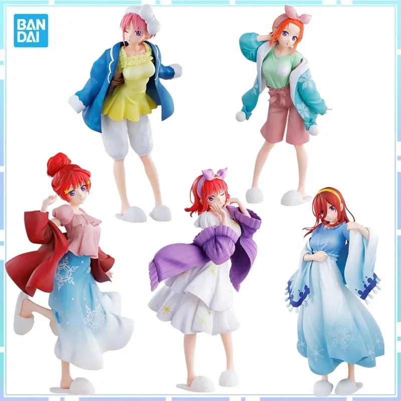 

Bandai Original Ichiban KUJI Anime The Quintessential Quintuplets Nakano Ichika Nino Itsuki Miku Yotsuba Action Figure Model Toy