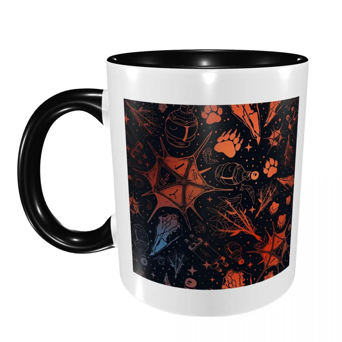 BG3 Pattern Astarion Shadowheart Druid Potion Mug Funny Ceramic Coffee Cups Tea Mugs Milk Cup Drinkware Gifts for Friends