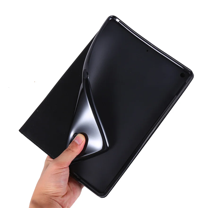 Capa de tecido para ipad pro 10.5 "com auto-sleep/wake à prova de choque capa protetora para tablet para ipad 7th 8th 9th 10.2"
