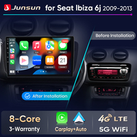 Junsun Car Radio Carplay Android Autoradio for Seat Ibiza 6j 2009-2013 2010 AI Voice 4G Car Multimedia GPS BT DSP 2din autoradio