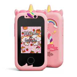 Jouet de musique de téléphone précoce pour enfants, appareil photo Selfie Nairobi Orn, enregistrement de photographie, lecteur de musique, cadeau d'anniversaire de Noël pour enfants