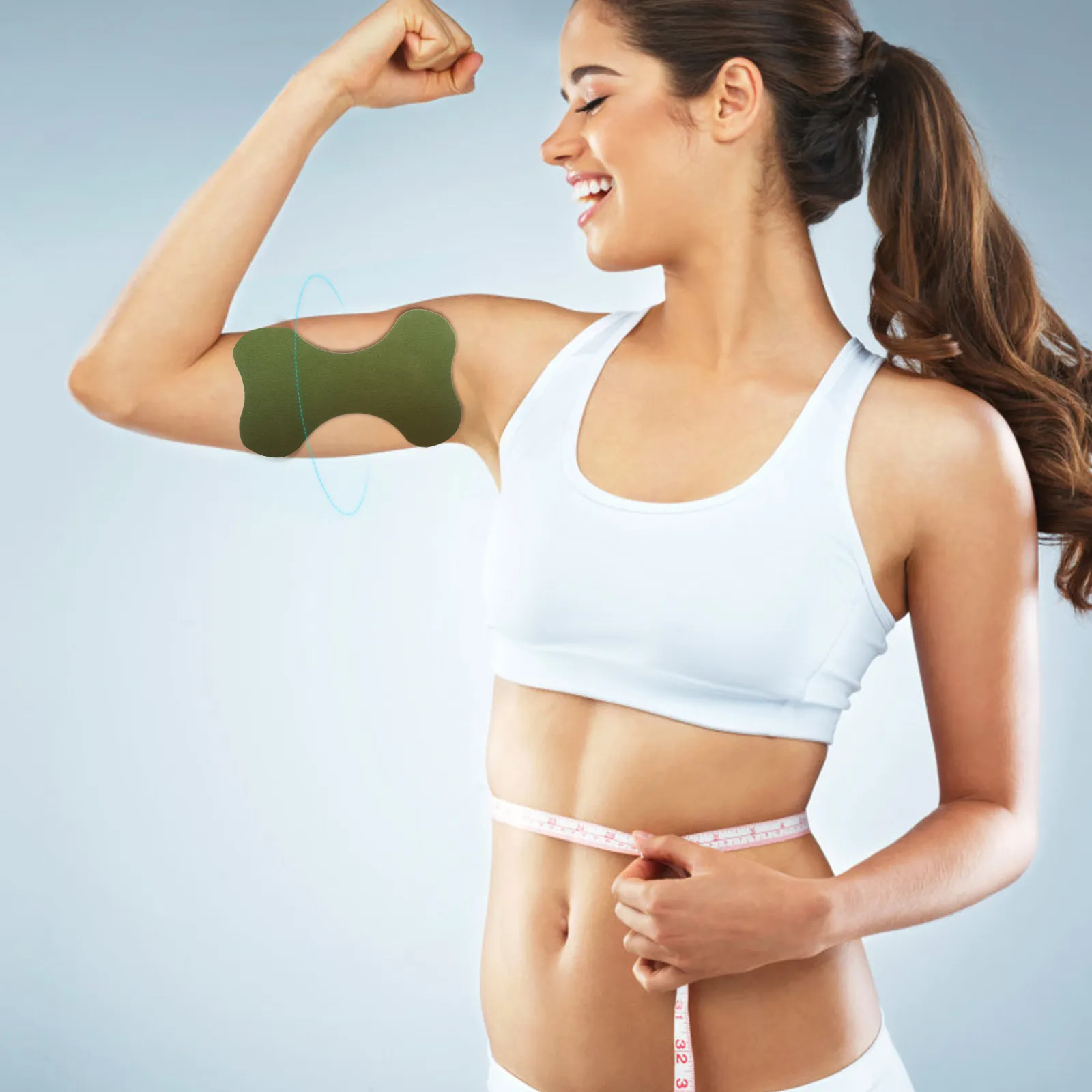 30Sheets Butterfly Arm Sticker Mugwort Patches Household Moxa Stickers Flexible Skin-Safe Adhesive Acupoint Therapy Arm Body