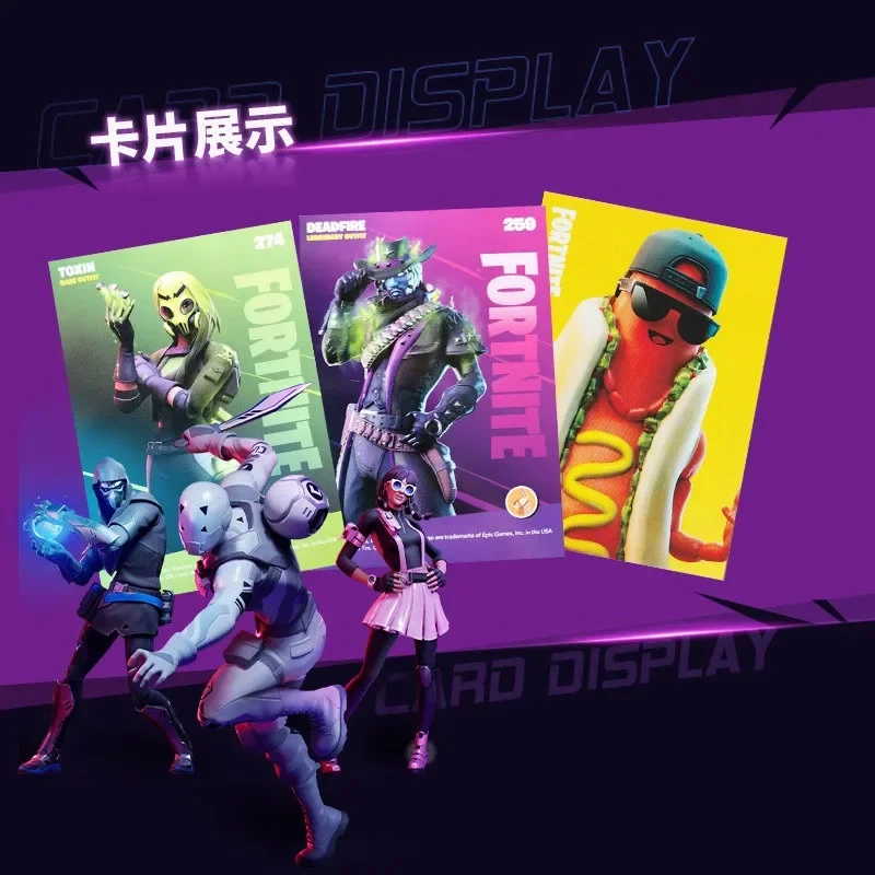 Genuine 2020 Panini Fortnite Series 2 Esports Gravity Pack Edition Rare Collectible Trading Cards Anime Peripheral Gift Toys view 4