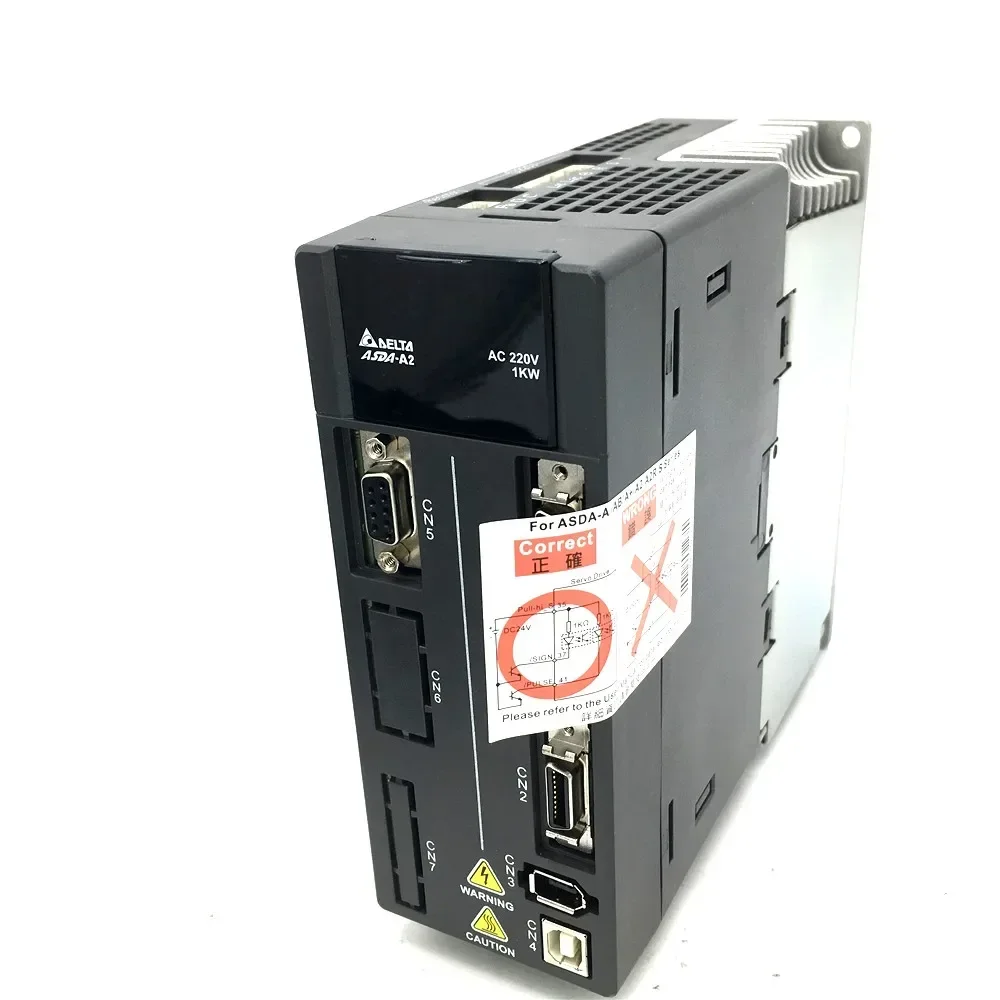 Delta A2 Series Servo ASDA Driver 1KW ASD-A2-1021-L/U/E/F/M 20-bit 220V Incremental encoder RS-485 DMCNET CANopen E-cam EtherCAT