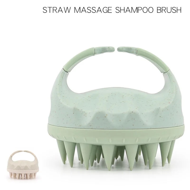 

Silicone Shampoo Brush Hair Scalp Massager Exfoliator Washing Comb Wet Dry Hair Brush for Scalp Care Salon Hairdressing Tool