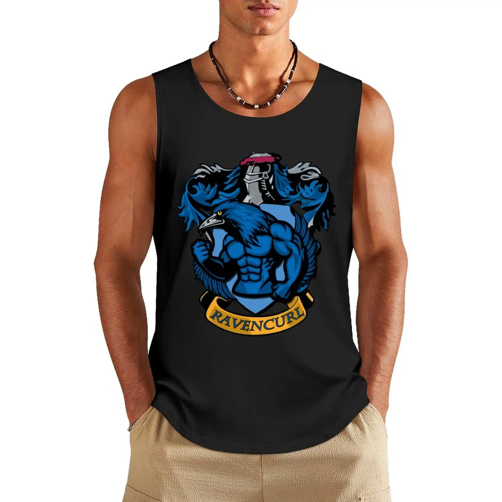 

RavenCURL Tank Top mens designer clothes fitness Men's summer clothes T-shirts men