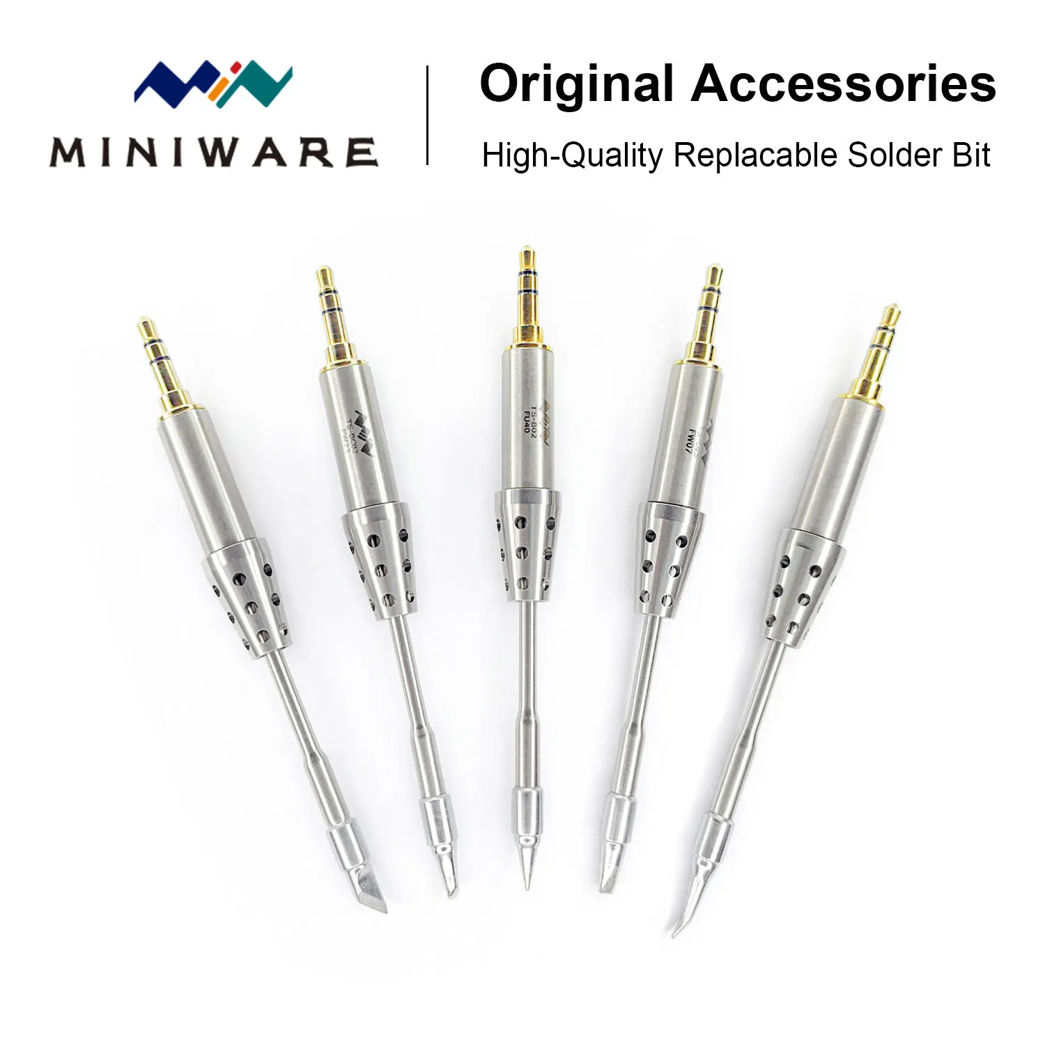 MINIWARE TS80P TS80 TS1C Original High-quality Soldering Iron Tips Welding Equipment Tools TS-BC02 K4 J02 D25 B02 Tip mineware