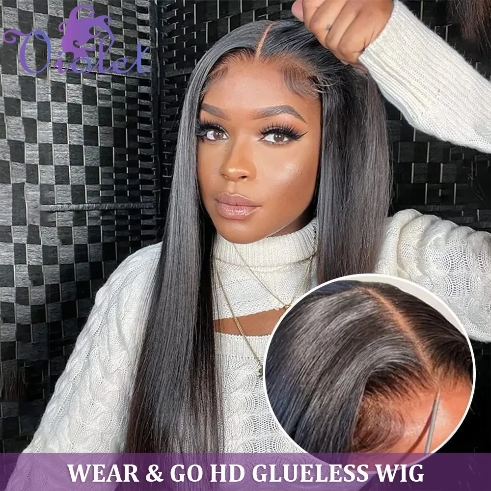 

36 Inches 180% 5x5 Closure Human Hair Wigs 13x4 Glueless Ready To Wear Bone Straight Pre Plucked Brazilian Frontal Wig For Women