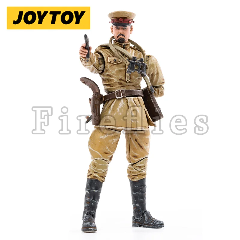 1/18 JOYTOY 3.75inches Action Figure WWII Soviet Officer Anime Collection Model Toy For Gift