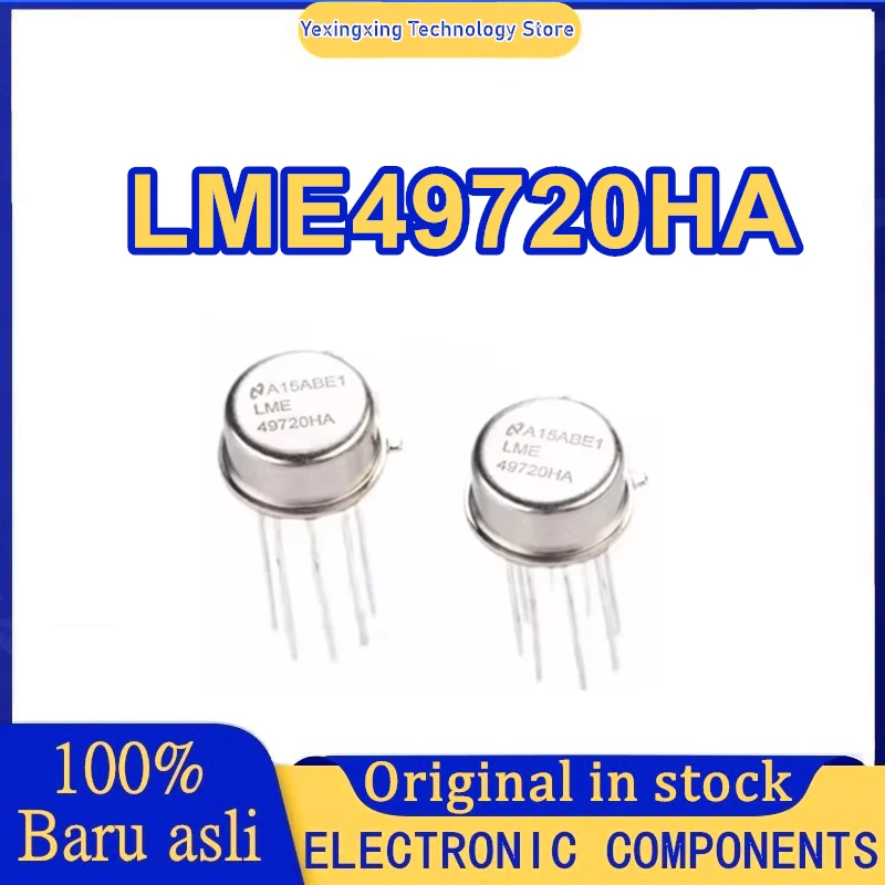 جديدة ومبتكرة LME49720 حمى الذهب ختم مزدوج Op Amp مستقيم في العلامة التجارية TO-99 حقيقية LME49720HA