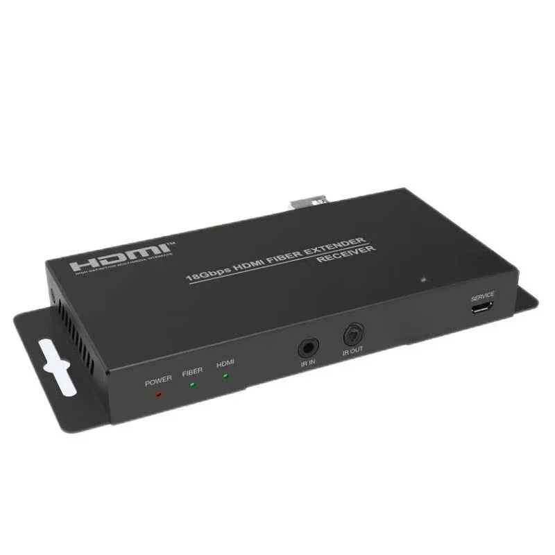 HDMI optical transceiver EDID with audio separation single multimode high definition fiber extender transmission 4K60