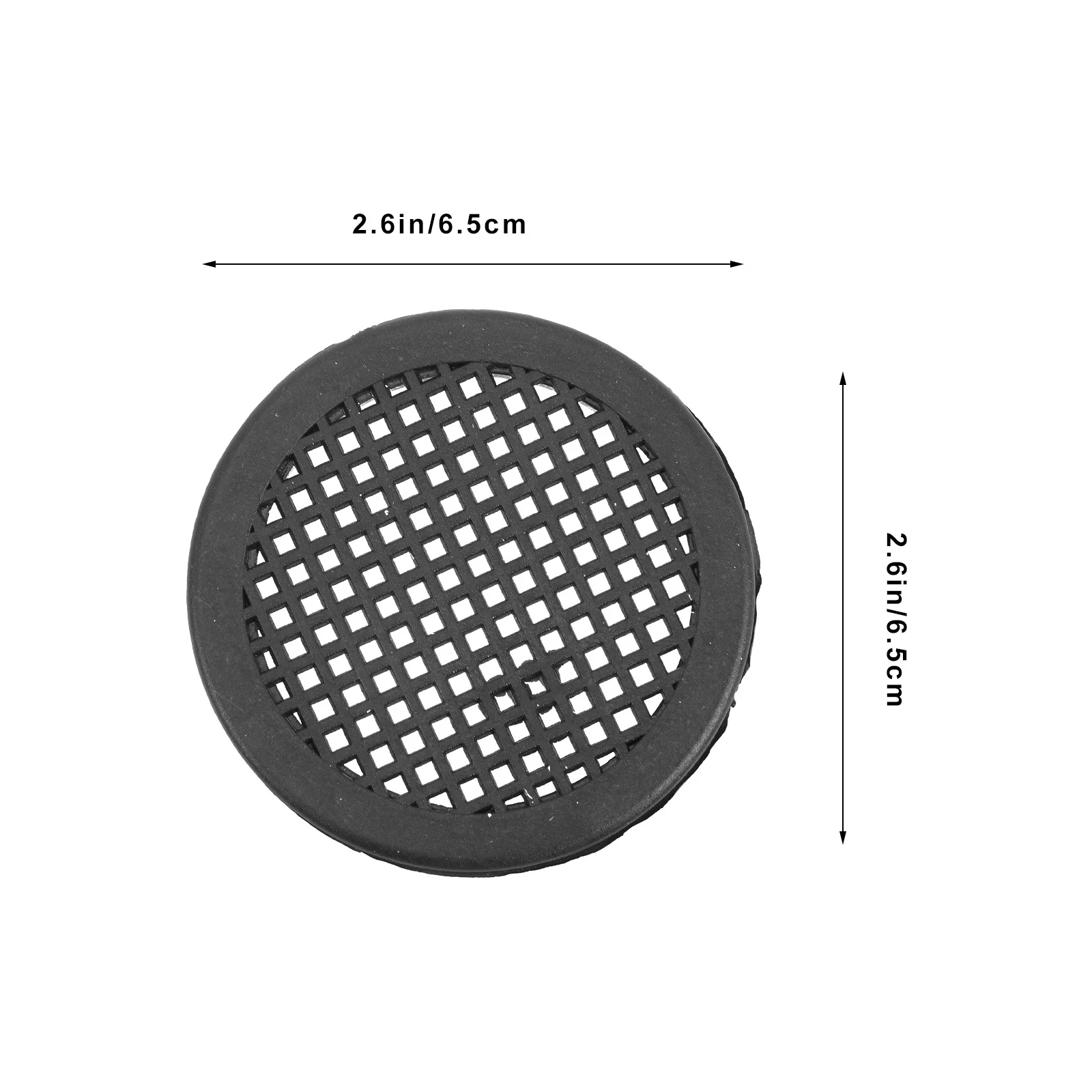 10 قطعة ثقب تنفيس مستدير يغطي البلاستيك دائم تنفيس الهواء المقابس لخزانة خزانة الأثاث التهوية فتحات Soffit #3