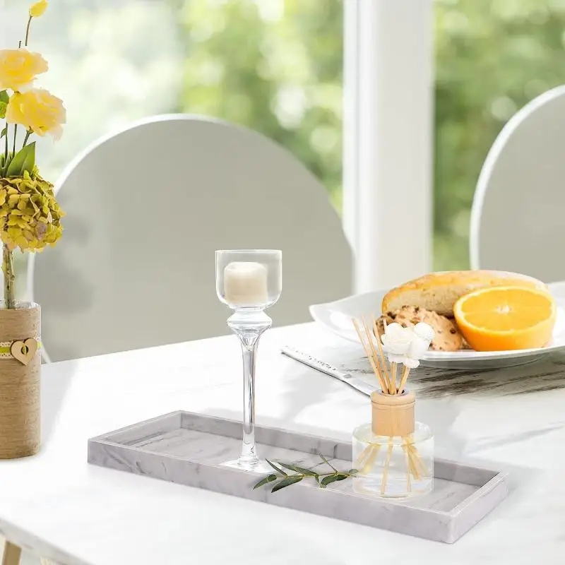 1Pc Square Silicone Aroma Diffuser Tray Bathroom Tray Soft Jewelry Tray Dressing Table Decorative Bathroom Tray Organizer
