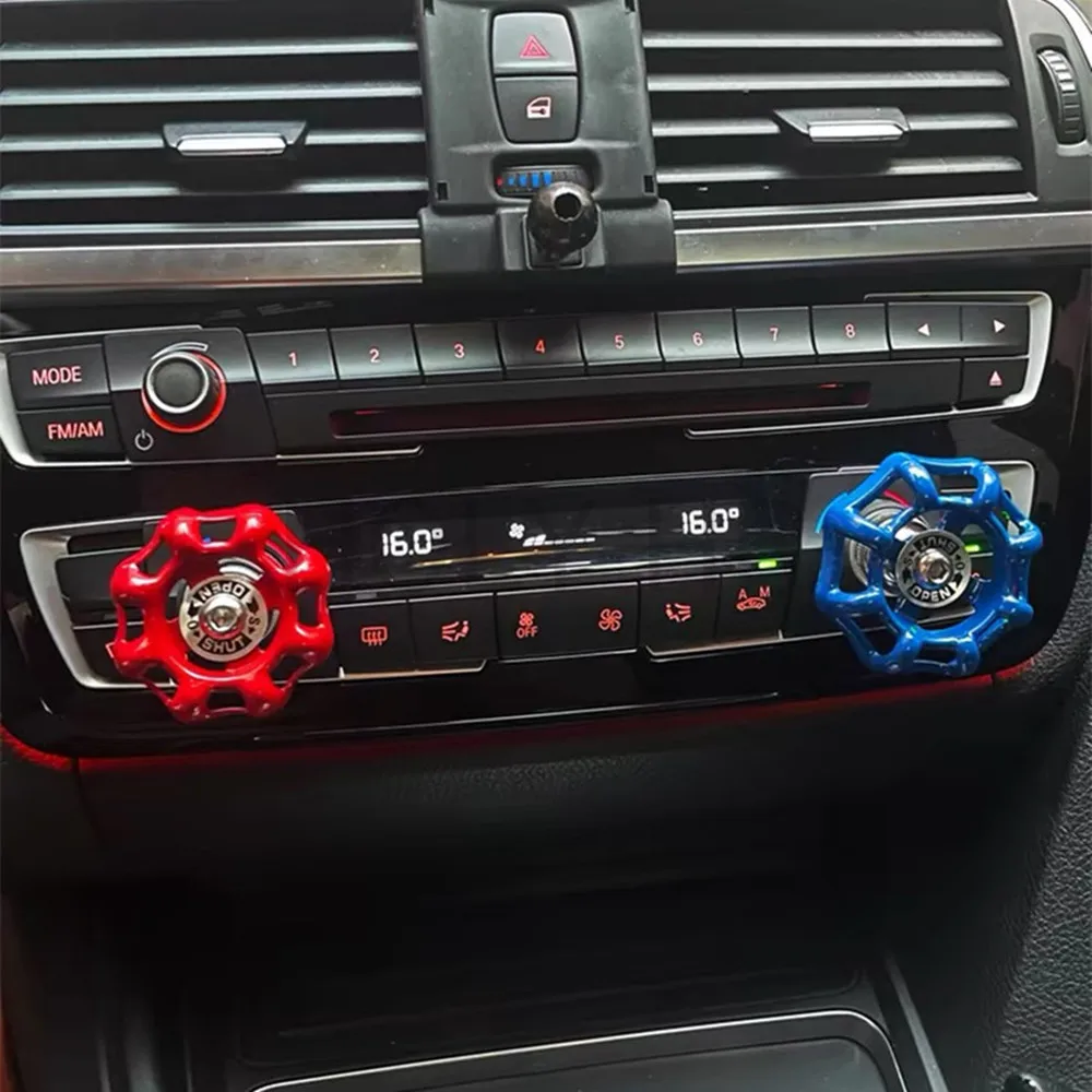 Internet celebrity central control knob industrial valve switch sticker, General Car one click start button interior decoration