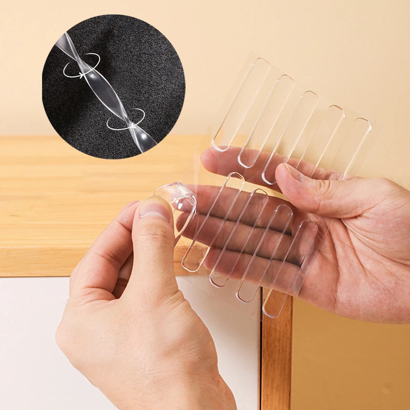 Anti-collision Strip Wall Protector Door Stopper Silencer Silicone Self Adhesive Furniture Pads Crib Bumper Pads Refrigerator