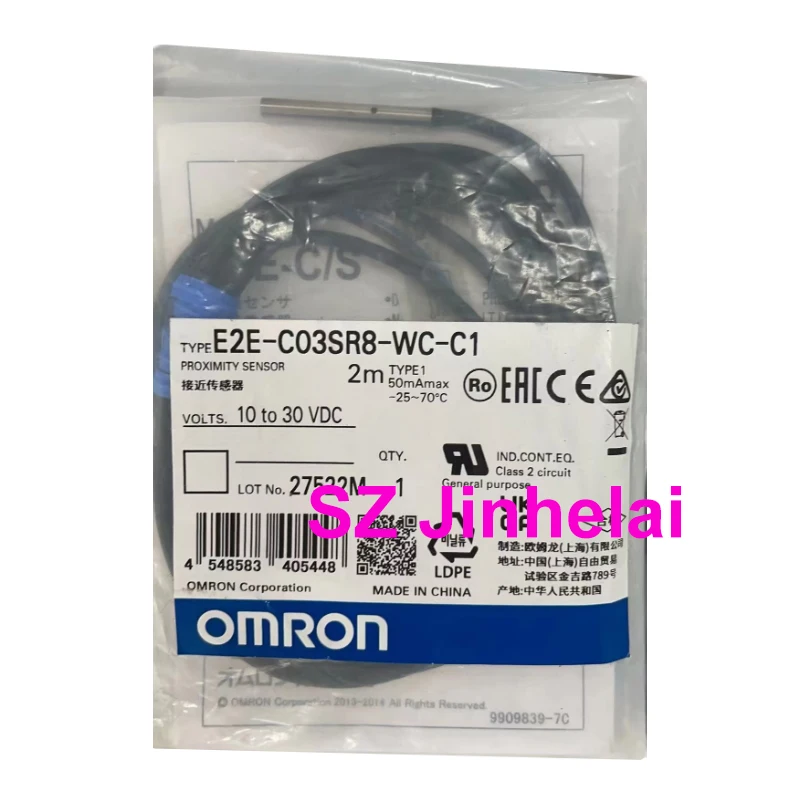 

Authentic Original Omron Small-diameter Proximity Sensor Switches E2E-C03SR8-WC-C1 E2E-C03SR8-WC-C2