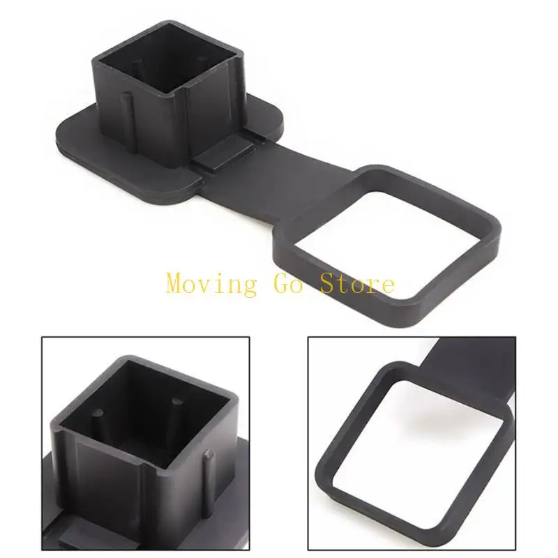 B5XD Rubber Trailer Hitch Cover Hitch Tube Caps  Insert 190mm for 2 Inch Receiver Tube