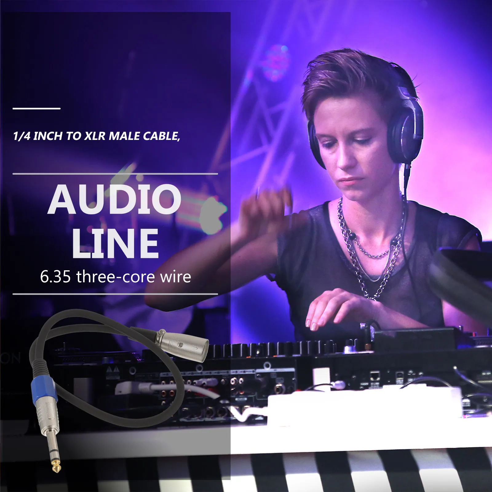 0.5M Xlr Male To 6.…